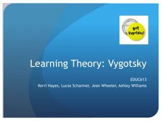 Learning Theory: Vygotsky