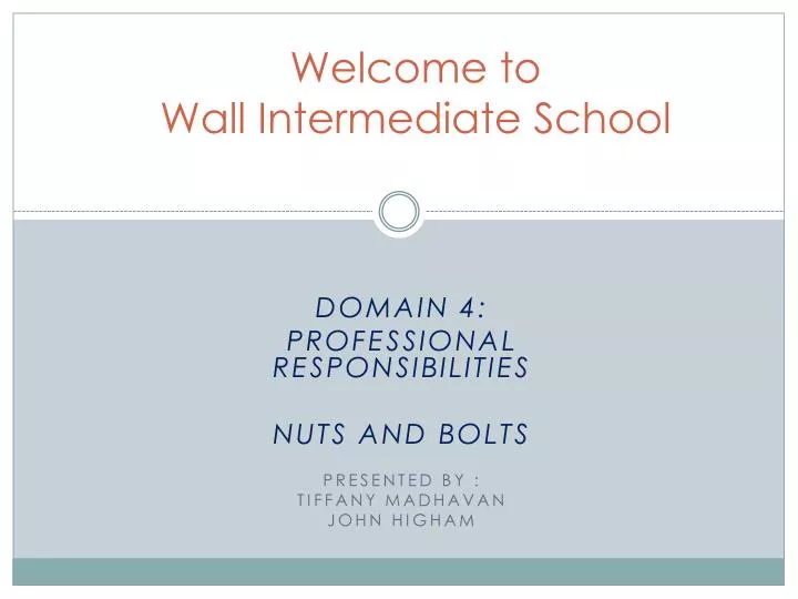 welcome to wall intermediate school