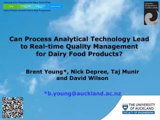 Can Process Analytical Technology Lead to Real-time Quality Management for Dairy Food Products?