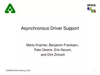 Asynchronous Driver Support