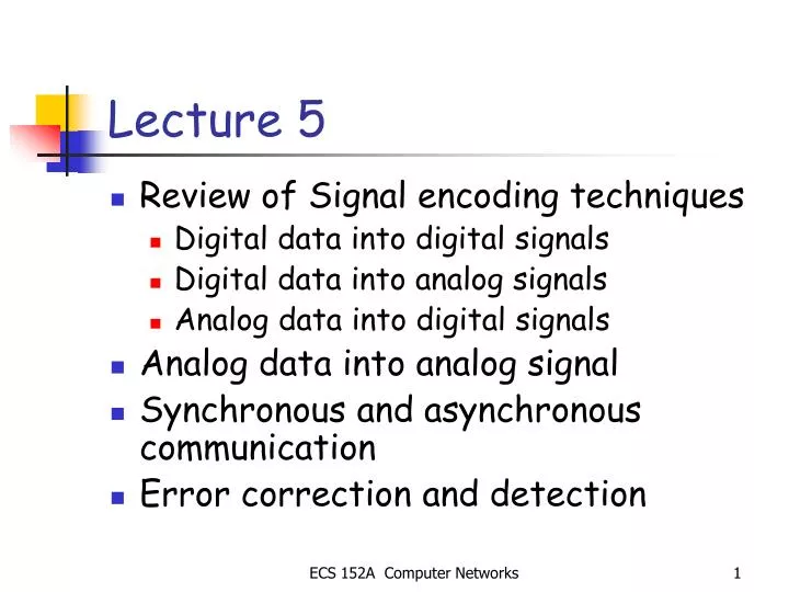 lecture 5