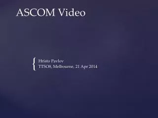 ASCOM Video