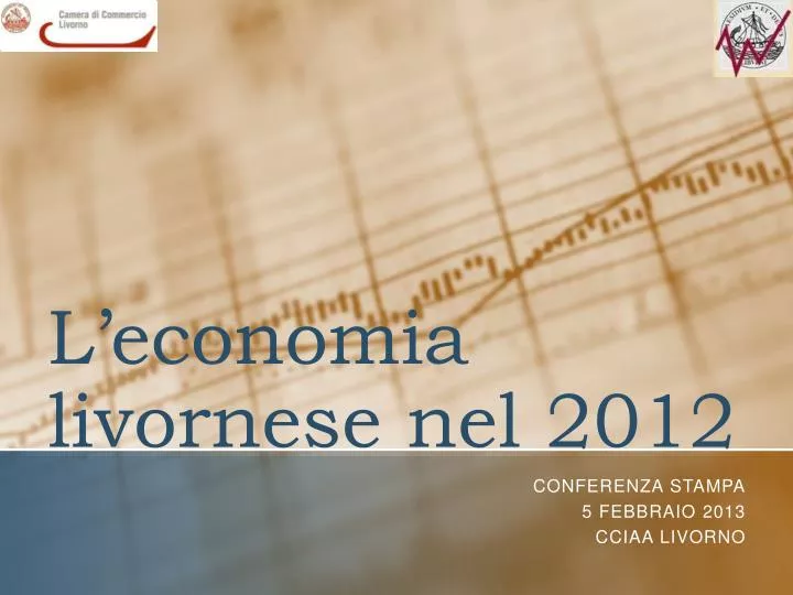 l economia livornese nel 2012