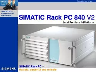 SIMATIC Rack PC 840 V2