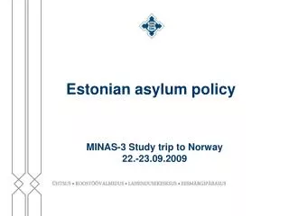 Estonian asylum policy
