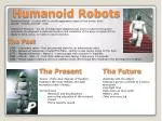 Humanoid Robots - slide 1