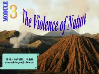 The Violence of Nature