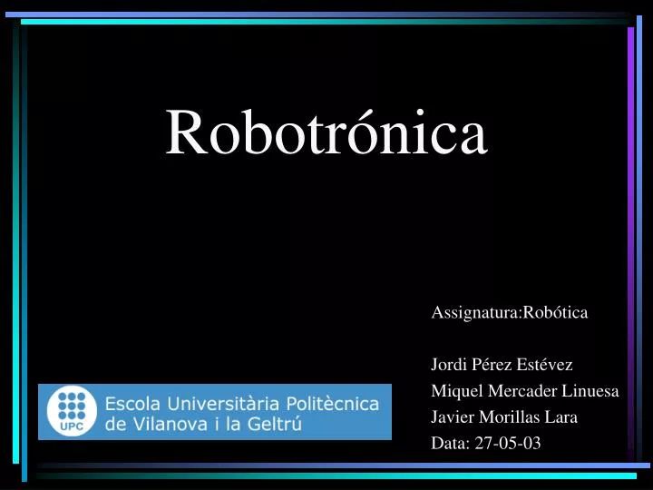 robotr nica