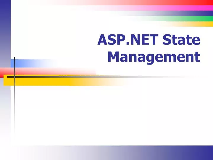 asp net state management