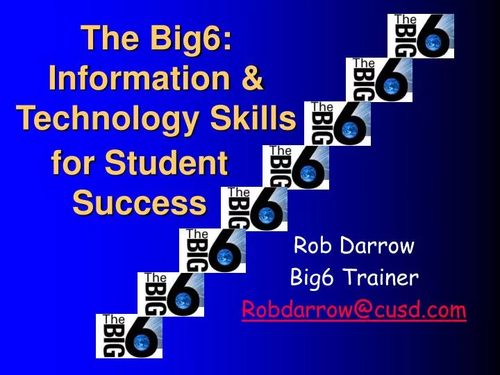 the big6 information technology skills