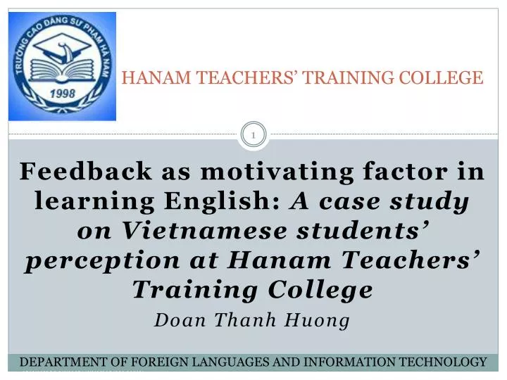 hanam teachers training college