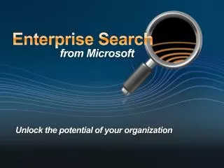 Microsoft Search Server 2008 – Whats New.