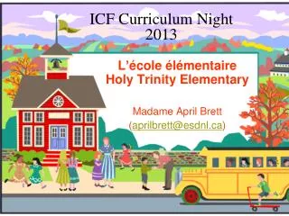 ICF Curriculum Night 2013