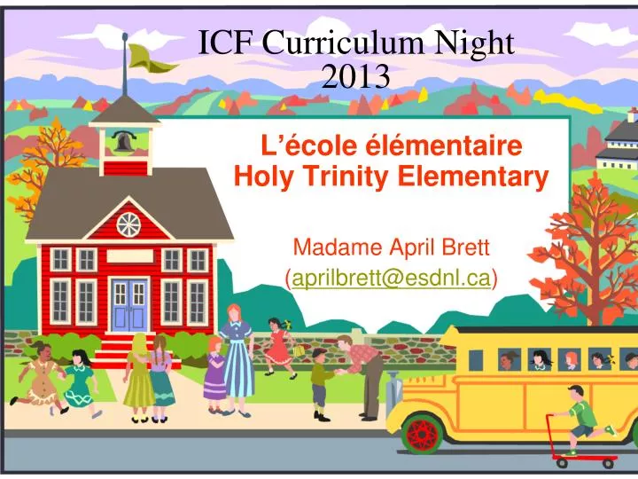 icf curriculum night 2013