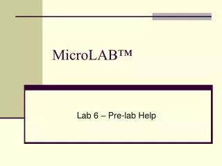 MicroLAB™