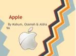 Apple - slide 1