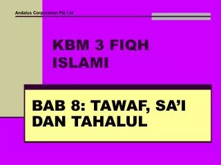 KBM 3 FIQH ISLAMI