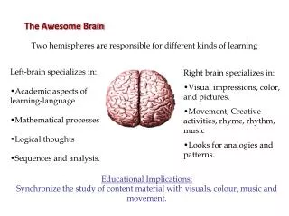 The Awesome Brain