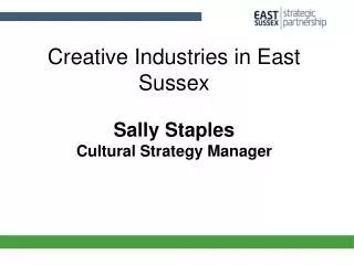 Creative Industries in East Sussex