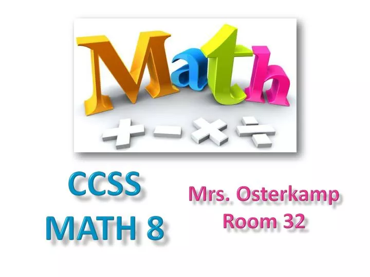 ccss math 8