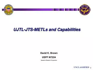UJTL-JTS-METLs and Capabilities