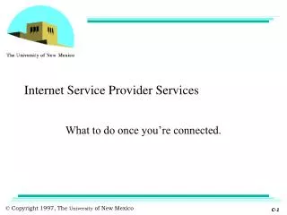 Internet Service Provider Services