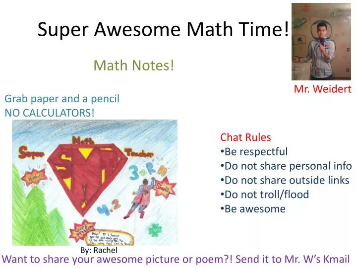 super awesome math time