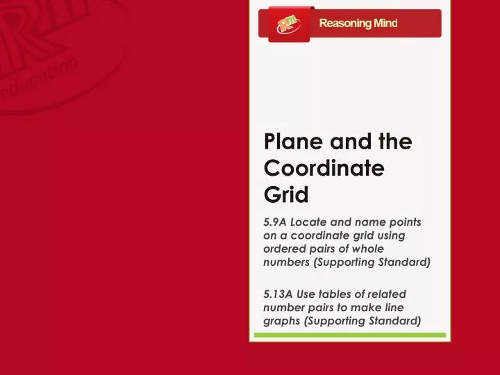 plane and the coordinate grid
