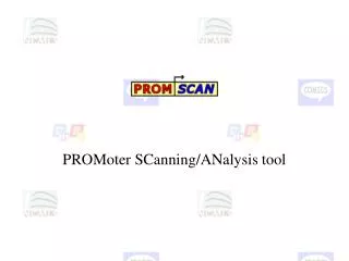 PROMoter SCanning/ANalysis tool