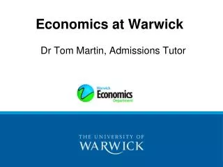 Economics at Warwick