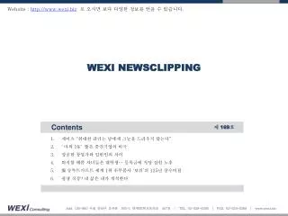 WEXI NEWSCLIPPING