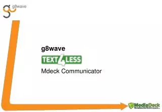 g8wave Mdeck Communicator