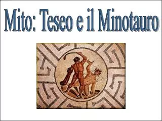 Mito: Teseo e il Minotauro