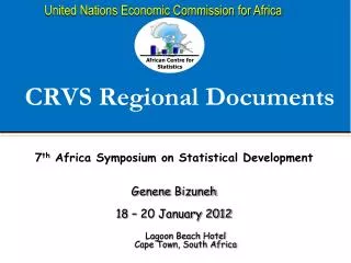 CRVS Regional Documents