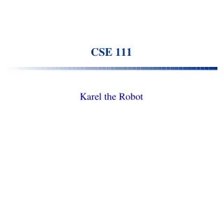 CSE 111