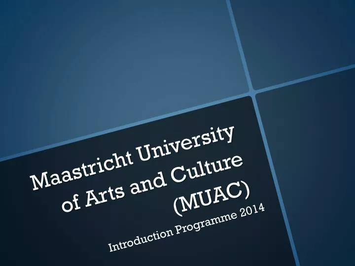 maastricht university of arts and culture muac