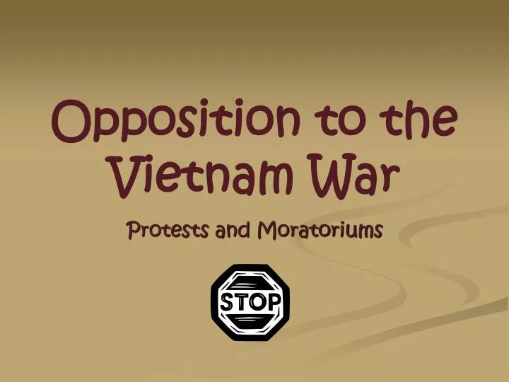 opposition to the vietnam war