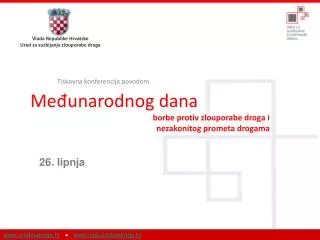 Vlada Republike Hrvatske Ured za suzbijanje zlouporabe droga