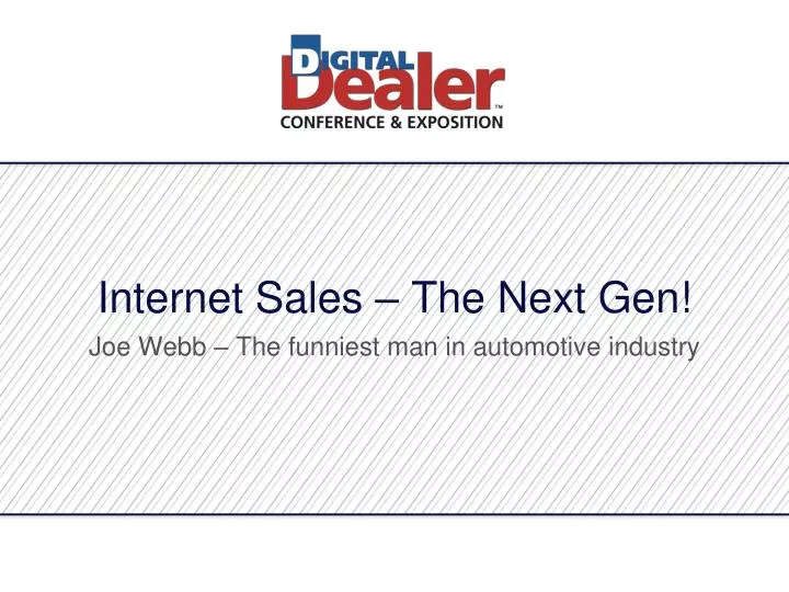 internet sales the next gen