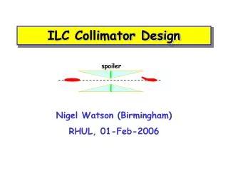 ILC Collimator Design