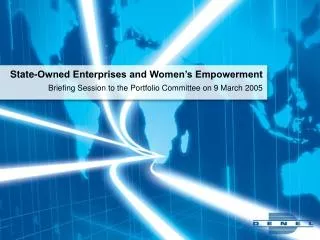 State-Owned Enterprises and Women’s Empowerment