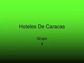 Hoteles De Caracas