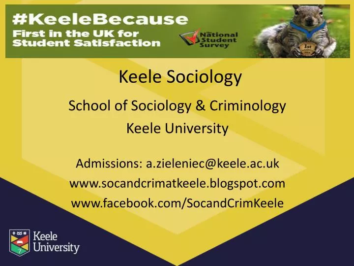 keele sociology