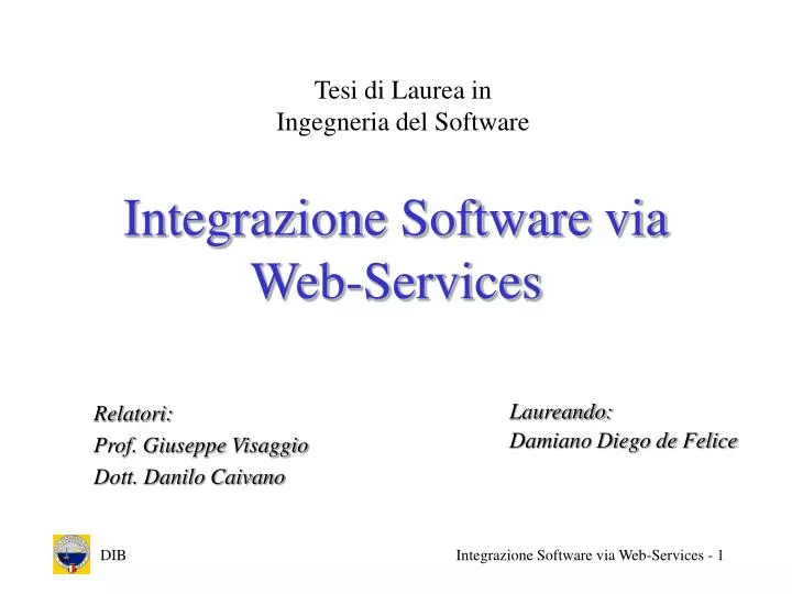 integrazione software via web services