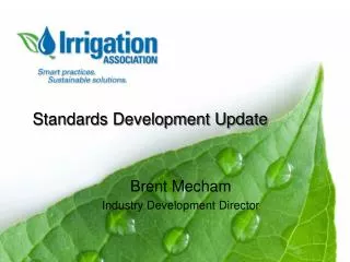 Standards Development Update