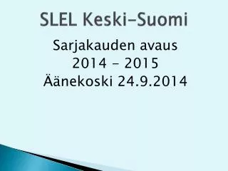 SLEL Keski-Suomi