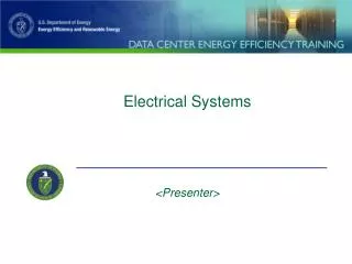 Electrical Systems &lt;Presenter&gt;