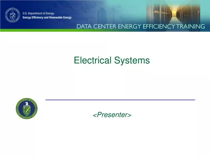 electrical systems presenter