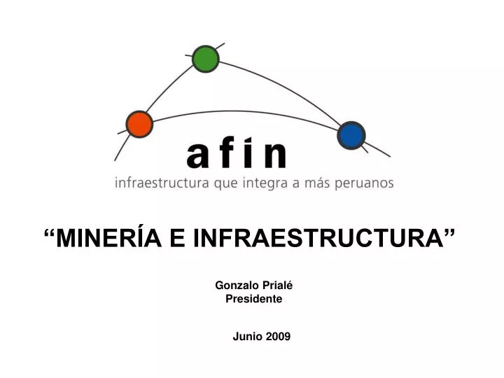 miner a e infraestructura