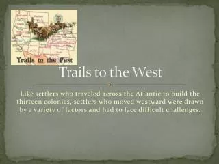 Trails to the West
